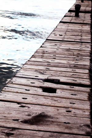 Transportation place Dock near the Sea Photo