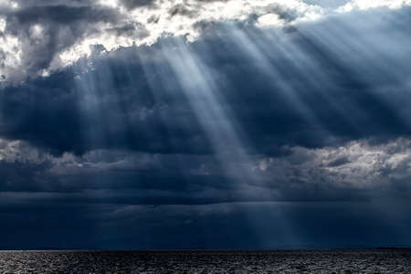Dark and Soft Clouds on Sky Photo