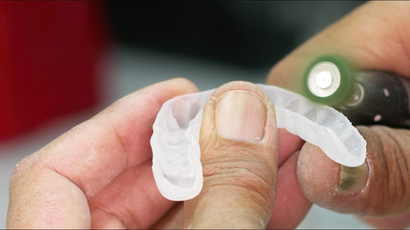 Zirconium porcelain and implant studies in the Dental Teeth Laboratory