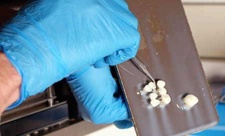 Zirconium porcelain and implant studies in the Dental Teeth Laboratory