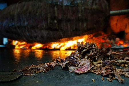 Delicious Turkish Traditional Meat Food Doner Kebabの写真素材