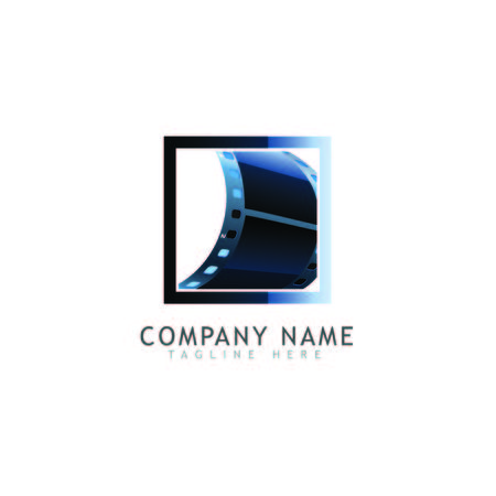 Cinema logo designのイラスト素材