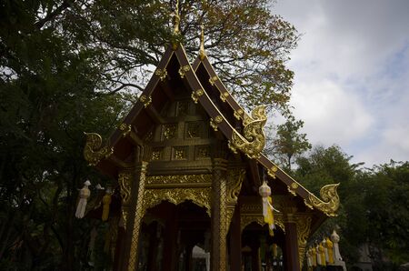 Temple in Chiangmai Thailandの写真素材
