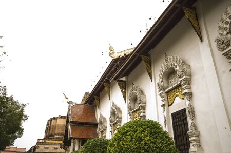 temple in Chiangmai Thailandの写真素材