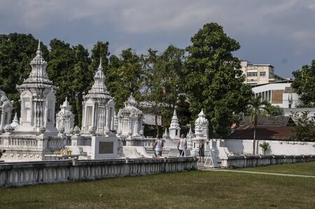 Chiangmai temple,buddhist temple in Chiangmai Thailandの写真素材