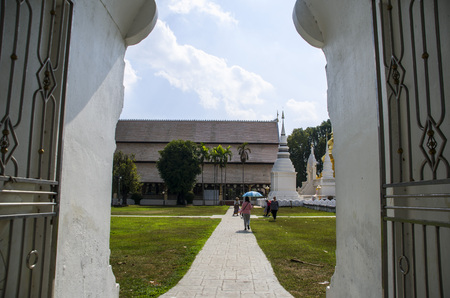 Chiangmai temple,buddhist temple in Chiangmai Thailand