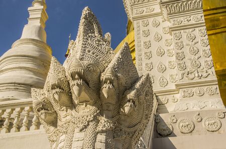 Temple in Chiangmai Thailandの写真素材