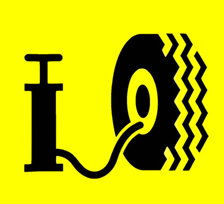 unit for inflating car wheelsのイラスト素材
