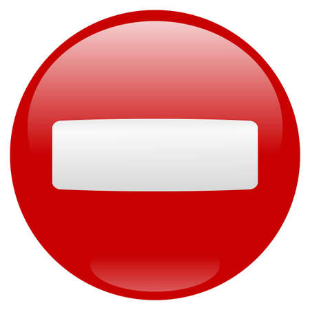 Stop Iconのイラスト素材