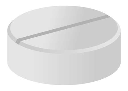 Round Tablet Drugのイラスト素材
