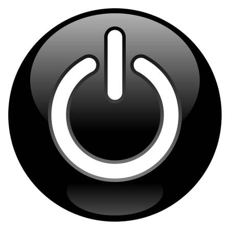 Black Power Buttonのイラスト素材