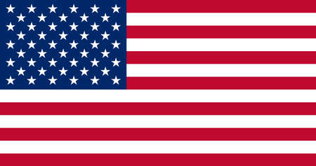 USA Flag Standardのイラスト素材