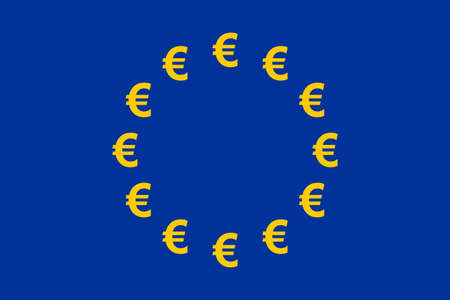 European Union Flagのイラスト素材