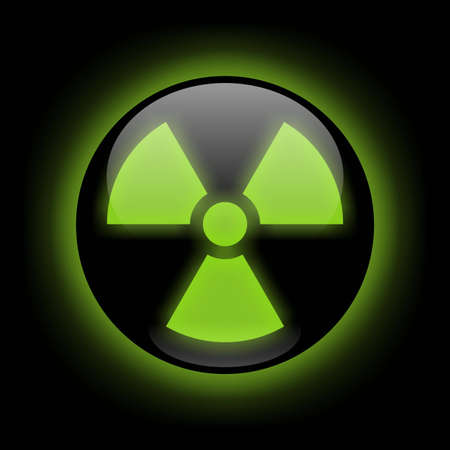 Radiation Signの写真素材