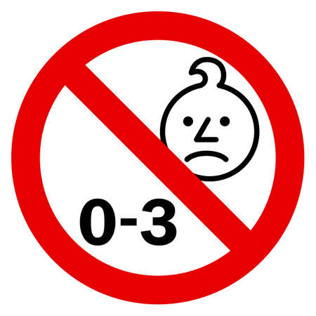 Age warning signのイラスト素材