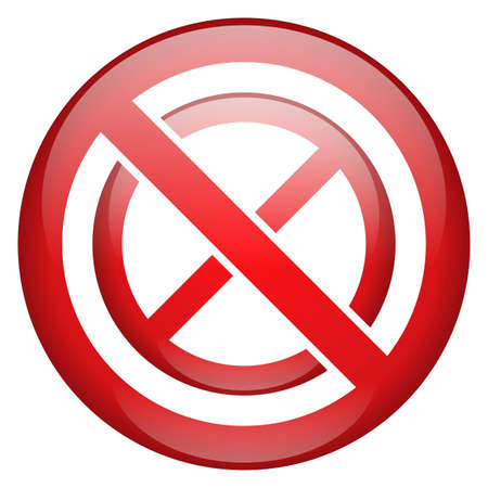 Prohibit Prohibition Signの写真素材