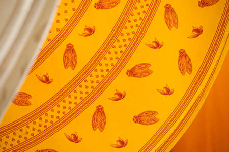 Close up of textiles, Cours Mirabeau Market, Aix-en-Provence, Provence-Alpes-Cote d'Azur, France