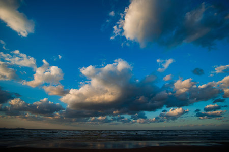 Yantai development zone seaの写真素材