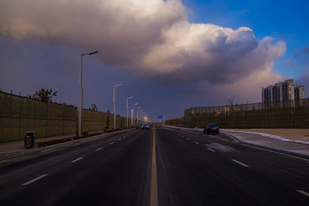 Shandong Yantai development zoneのeditorial素材