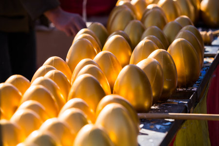 golden eggsの写真素材