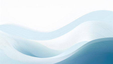 abstract background with smooth lines in blue and white colors for designの素材