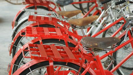 red Bicycleの写真素材