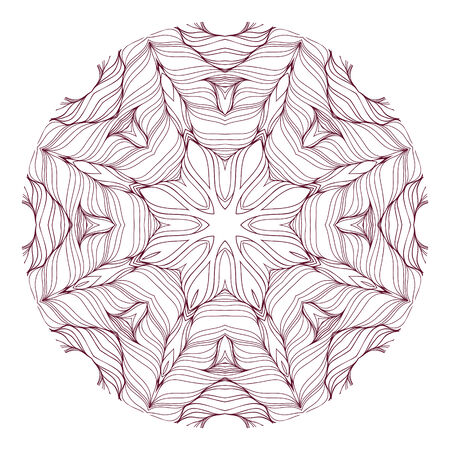 Abstarct mandala. Ornament can be used as a greeting card.のイラスト素材
