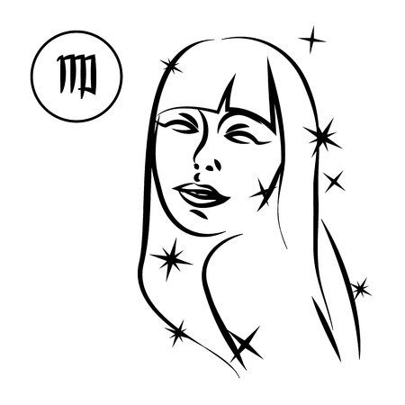 Virgoのイラスト素材