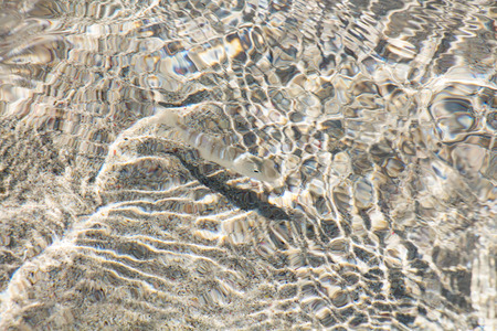 Transparent clear soft rippled water surface background 
