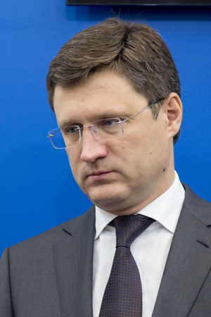 19.11.2015. Moscow, Russia . Alexander V. Novak Minister of Energy of the Russian Federationのeditorial素材