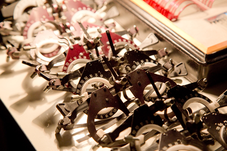 glasses and corrective lenses ophthalmologist in the set. Ophthalmologist. medical, health,...