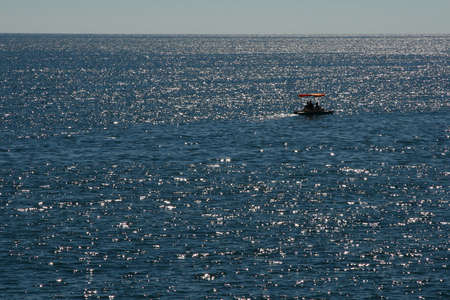 Sea vacation on the water.の写真素材