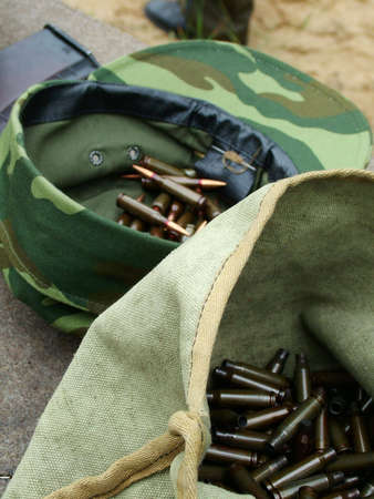 the hat and the bagの写真素材