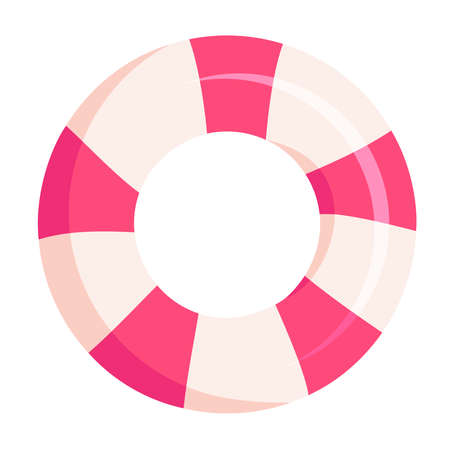 Children's swimming circle. Designed for swimming in water and for rescuing people.のイラスト素材