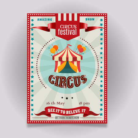 Circus ticketのイラスト素材