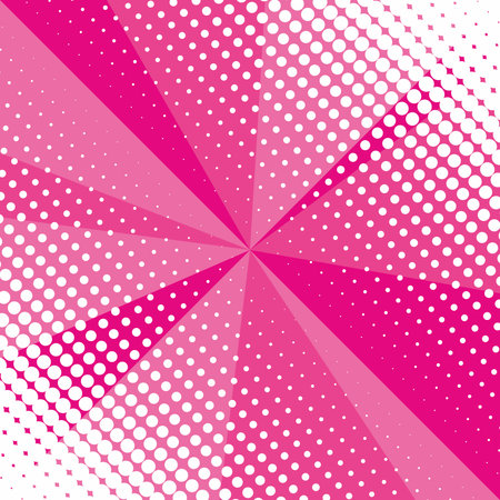 Pop art pink or white comics book cartoon magazine cover. Cartoon funny retro pattern strip mock up.のイラスト素材