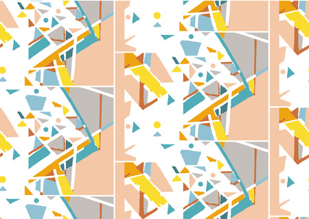 Seamless pattern with graphic elementのイラスト素材
