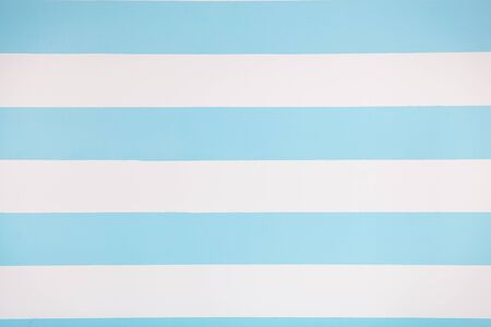 blue stripes on white background watercolor paintingの写真素材