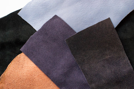 types of skin texture of different colorsの写真素材
