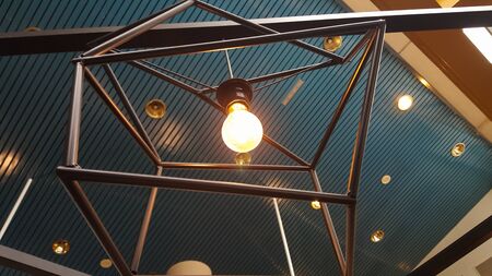 Original lighting. Beautifully designed lampの写真素材