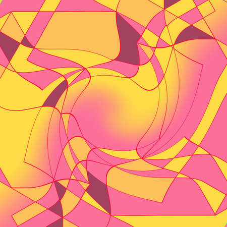 Pattern on the gradient.  stained-glass window. Content for the designer.の写真素材