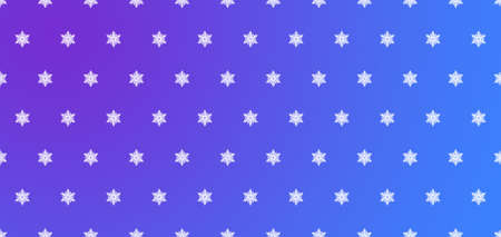 New Year's pattern. White snowflakes are located on a blue gradient. Minimalism concept. Content for the designer.の写真素材