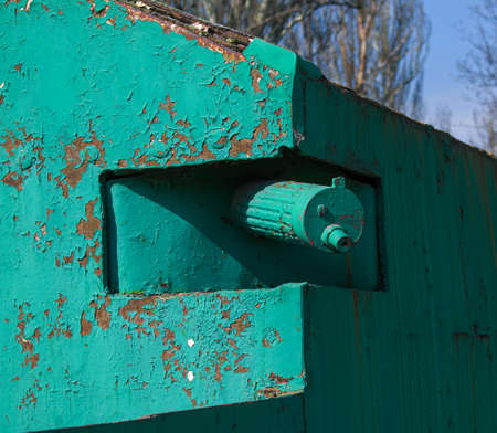 Dnepropetrovsk, Ukraine - 04.01.2021: armored train in the open-air museum. An armored train from the First World War, Maxim machine gun, old artillery piece, wheels from the early twentieth century.のeditorial素材