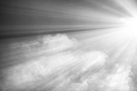 Beautiful wide-angle projector with a light beam for a movie lamp in smoke. Smoke spotlight texture....
