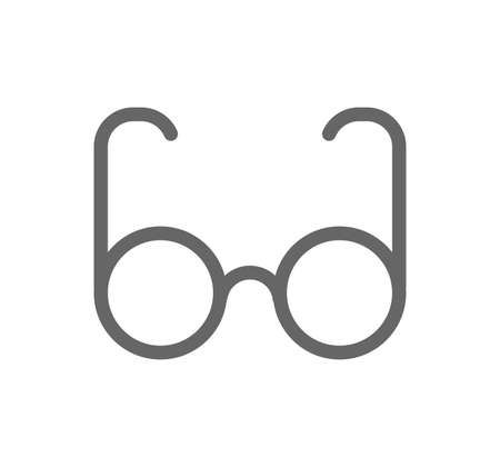 eyeglasses line icon. Spectacles logo designのイラスト素材