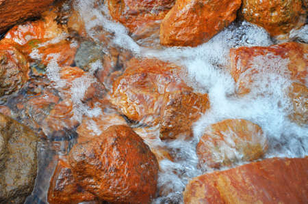 Natural source of mineral curative water Narzan in the Elbrus region, Kabardino-Balkarian Republic,...