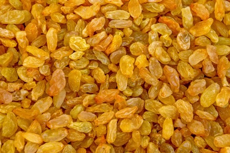 Light variety of ripe sweet raisins. Background.の写真素材
