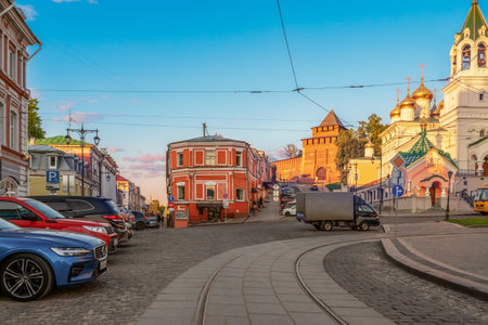 Nizhny Novgorod, Russia May 29, 2023. People's Unity Square, under the walls of the Kremlin, the...