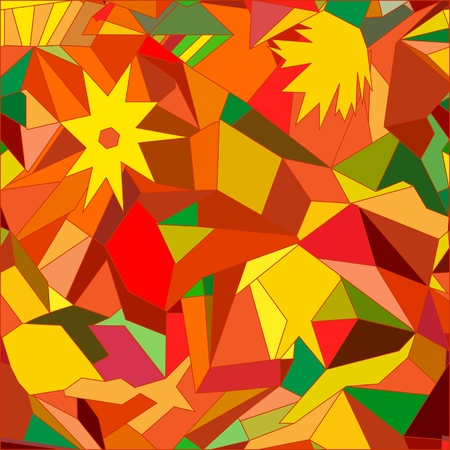 Abstract mosaic seamless with geometric patternのイラスト素材
