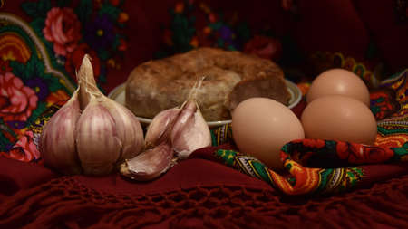 Traditional ukrainian foodの写真素材
